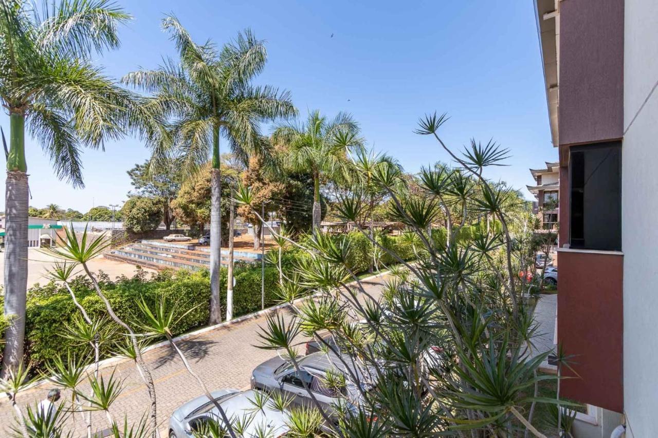 Flat No Life Com Espetacular Vista Do Lago Brasilia Bagian luar foto