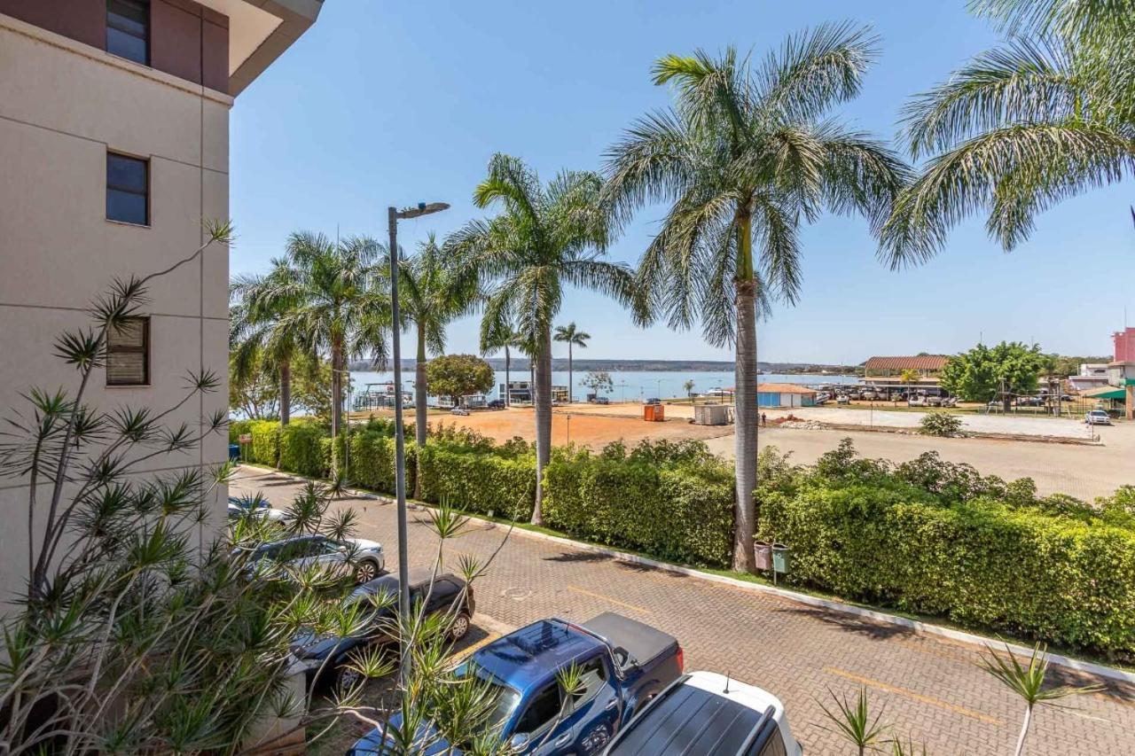 Flat No Life Com Espetacular Vista Do Lago Brasilia Bagian luar foto